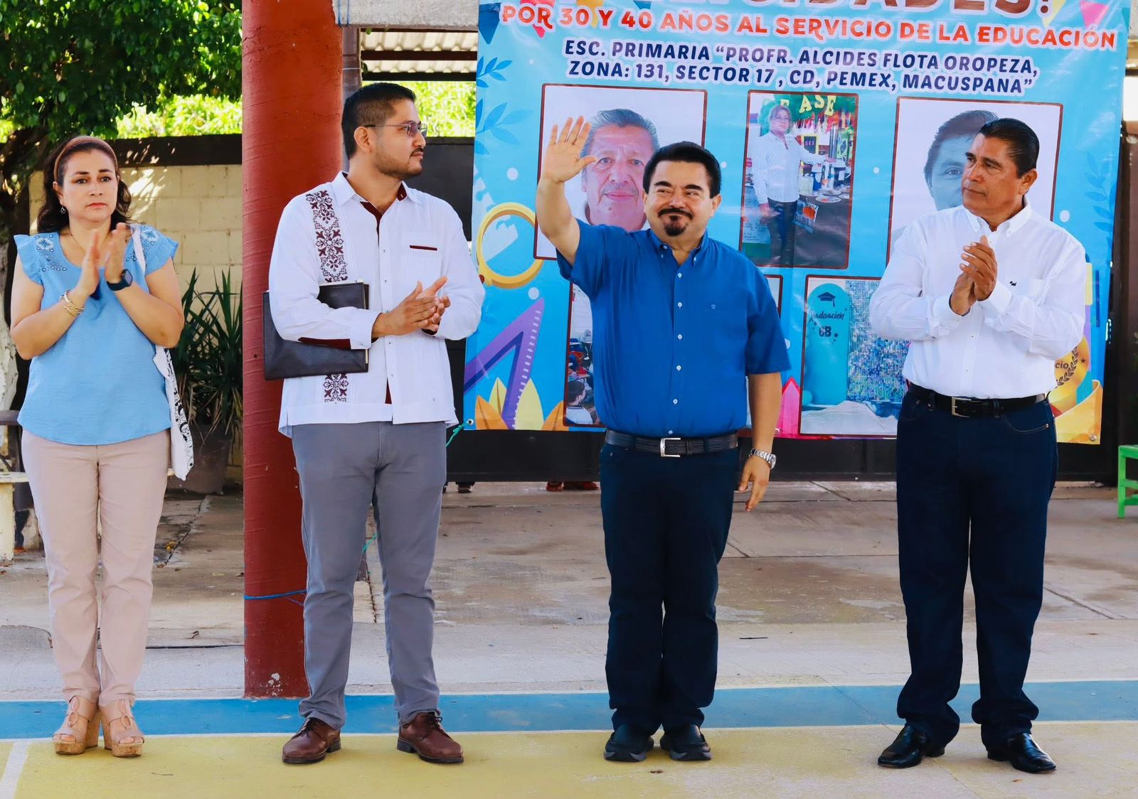 Diputado Federal Julio Ernesto Gutiérrez Bocanegra Encabeza Homenaje a la Bandera en Ciudad Pemex