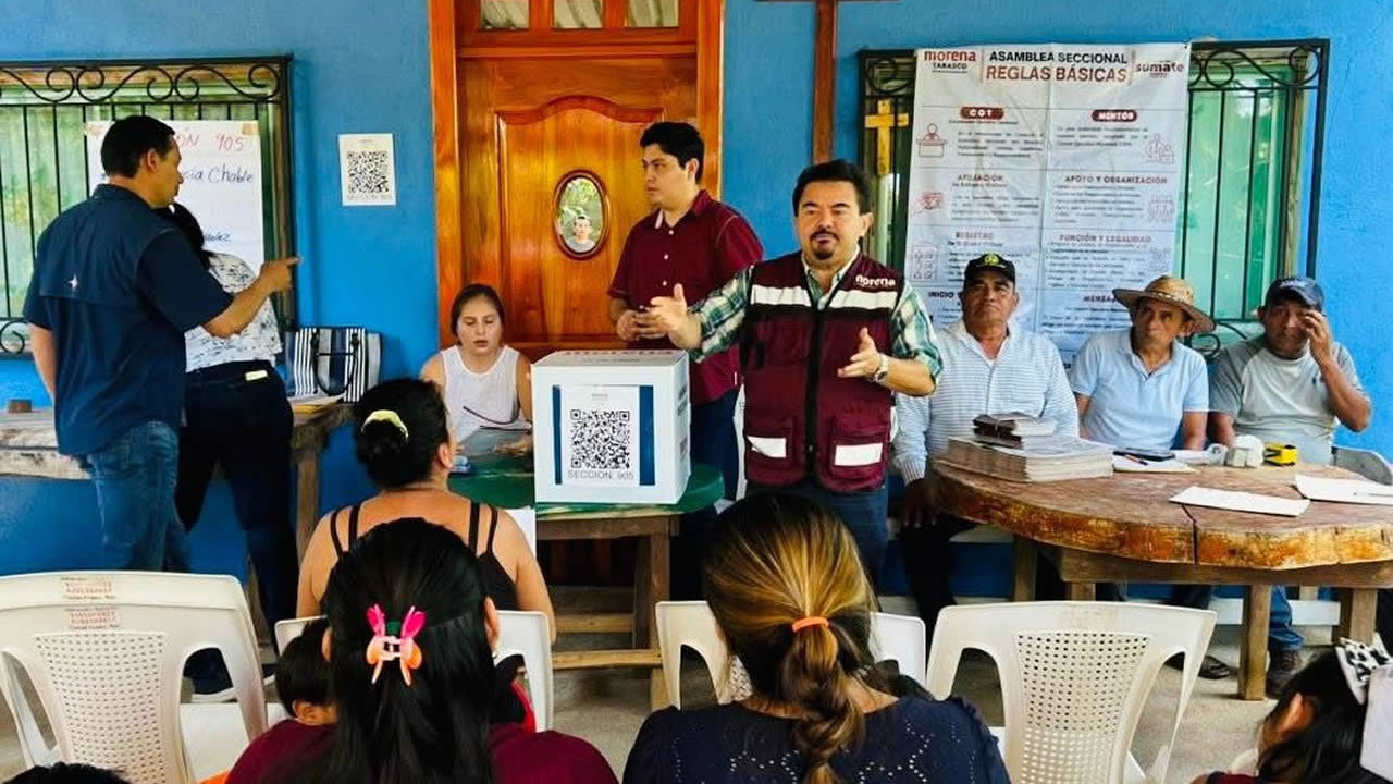 Julio Ernesto Gutiérrez Bocanegra Impulsa la Unidad y Organización en Vernet Tercera Sección